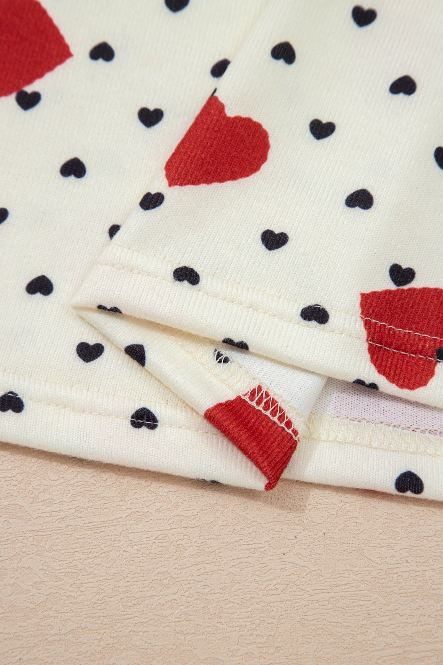 Dotted Heart Festive Valentine Blouse