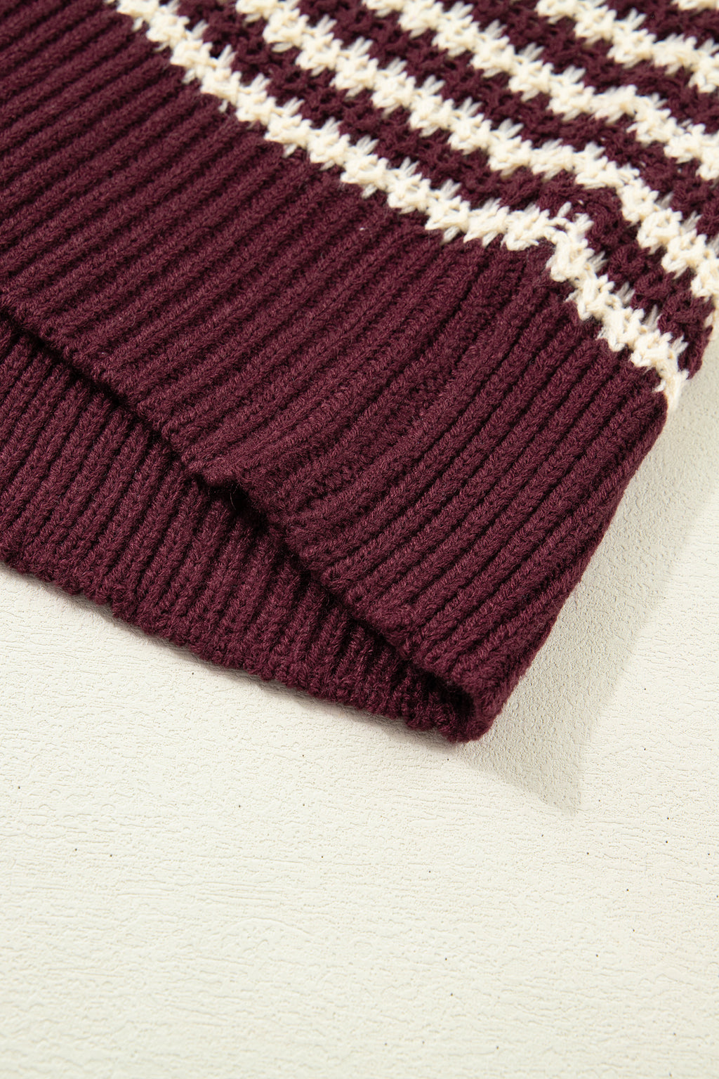 3/4 Draped Sleeve Slouchy Sweater