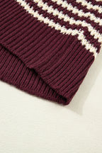 3/4 Draped Sleeve Slouchy Sweater
