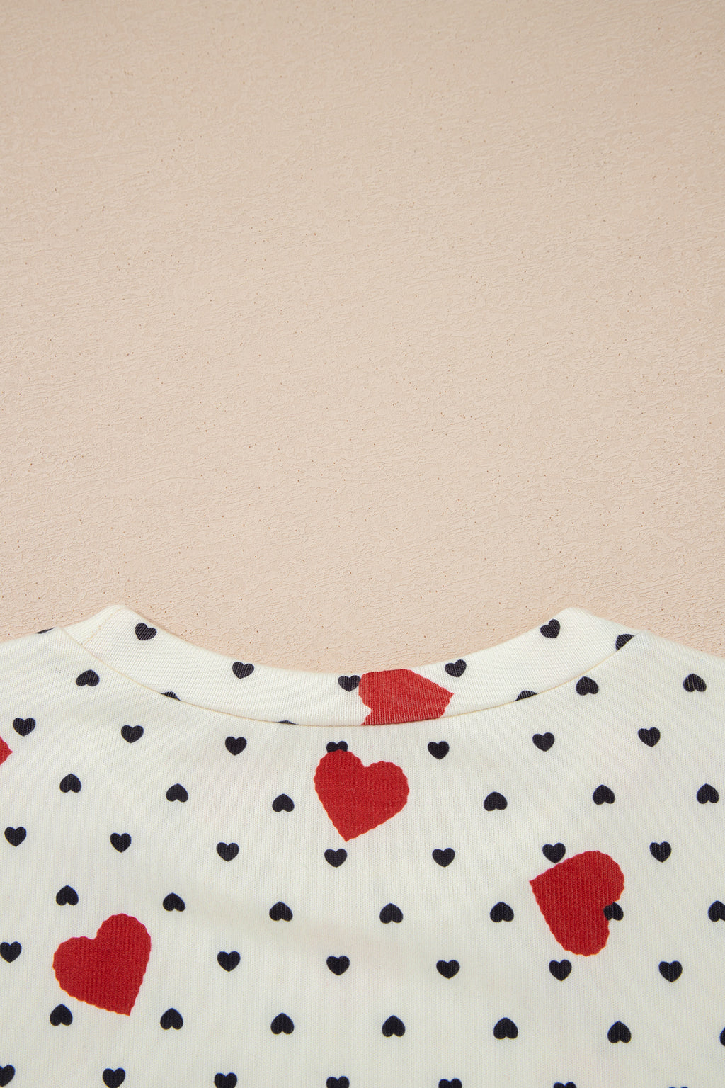 Dotted Heart Festive Valentine Blouse