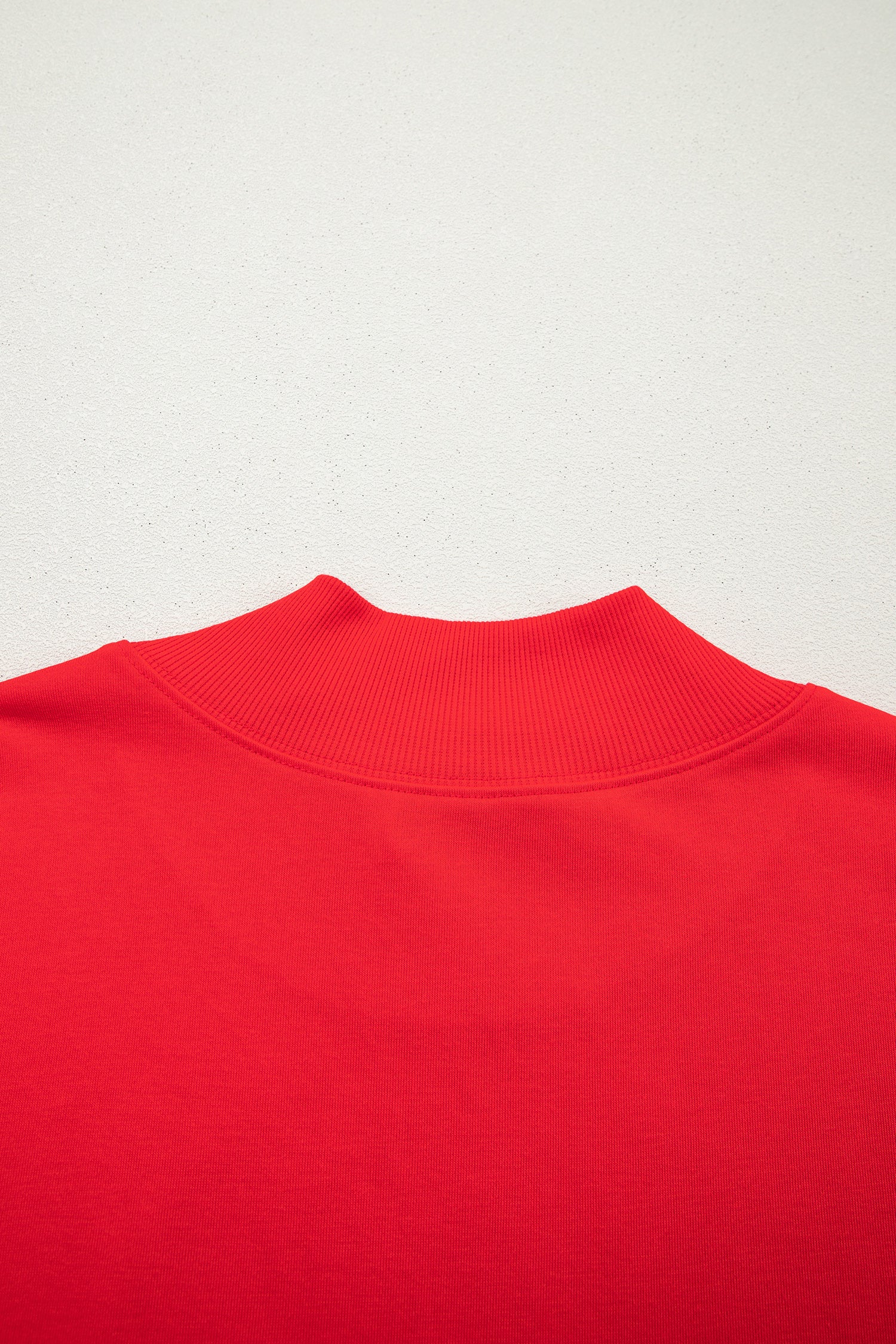 Solid Color High Neck Cap Sleeve Loose Top
