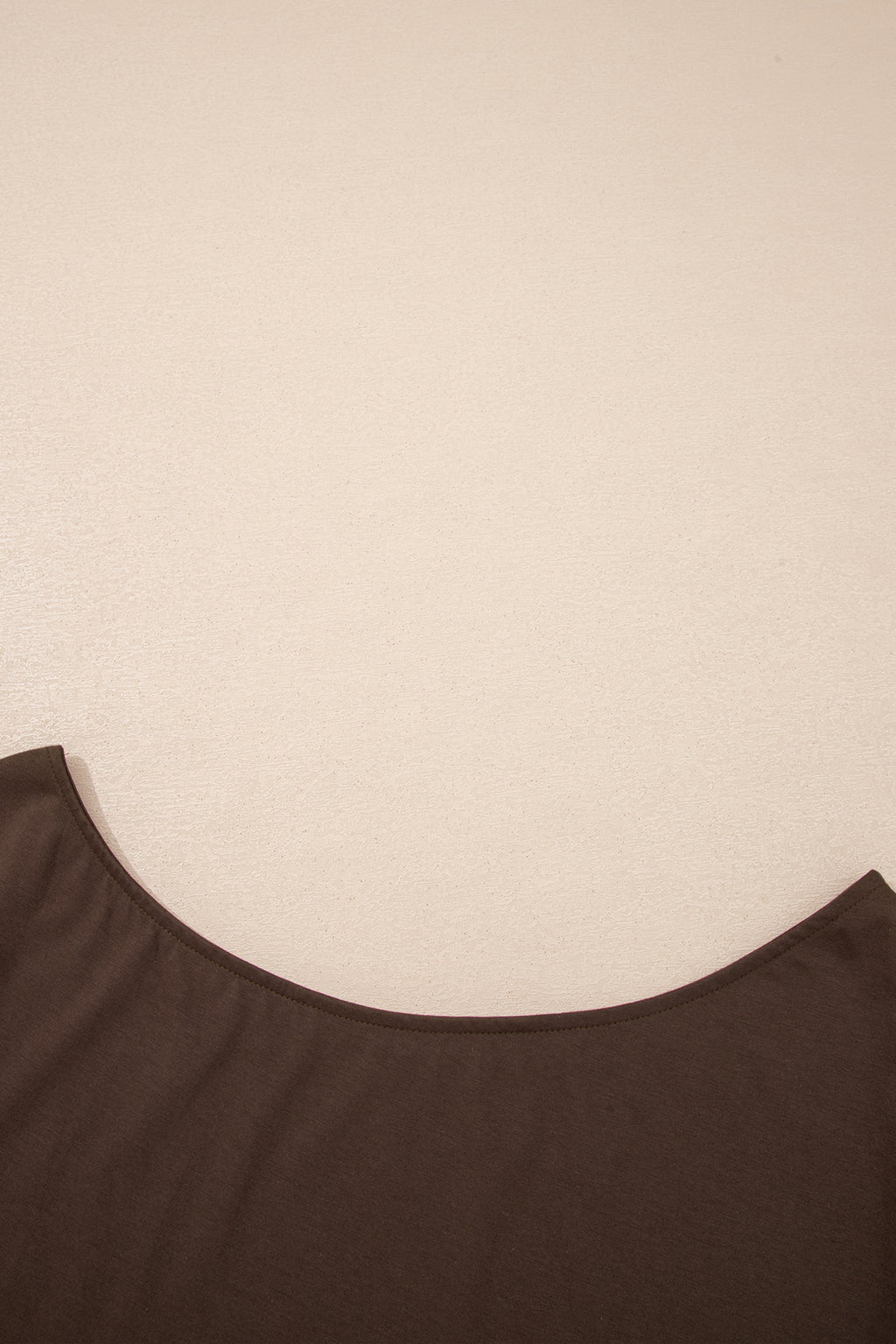 Plus Size Solid Color Asymmetric Neck Short Sleeve Blouse