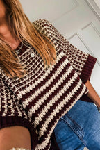 3/4 Draped Sleeve Slouchy Sweater