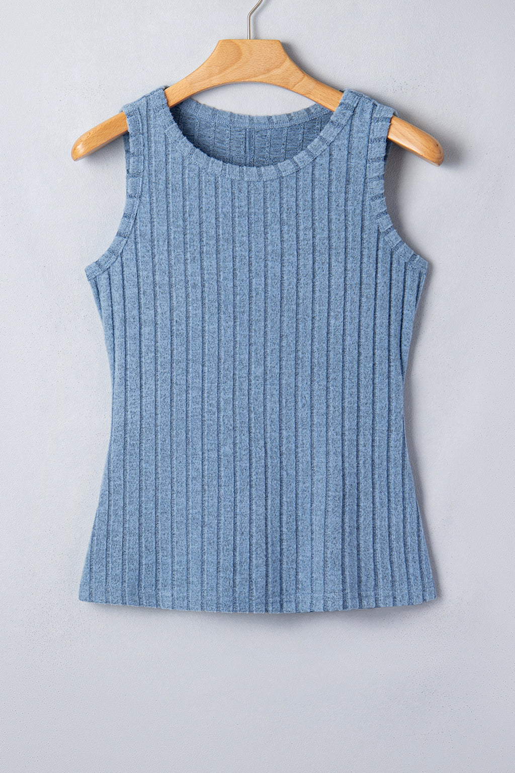 Slim Ribbed Mineral Wash Tank Top
