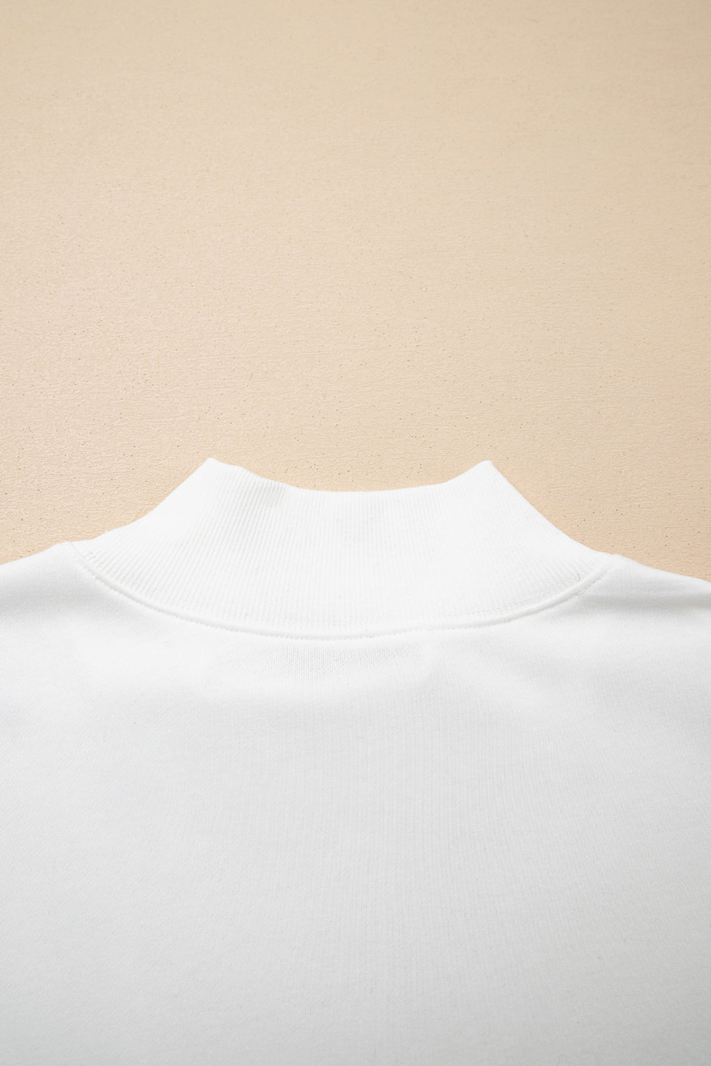 Solid Color High Neck Cap Sleeve Loose Top