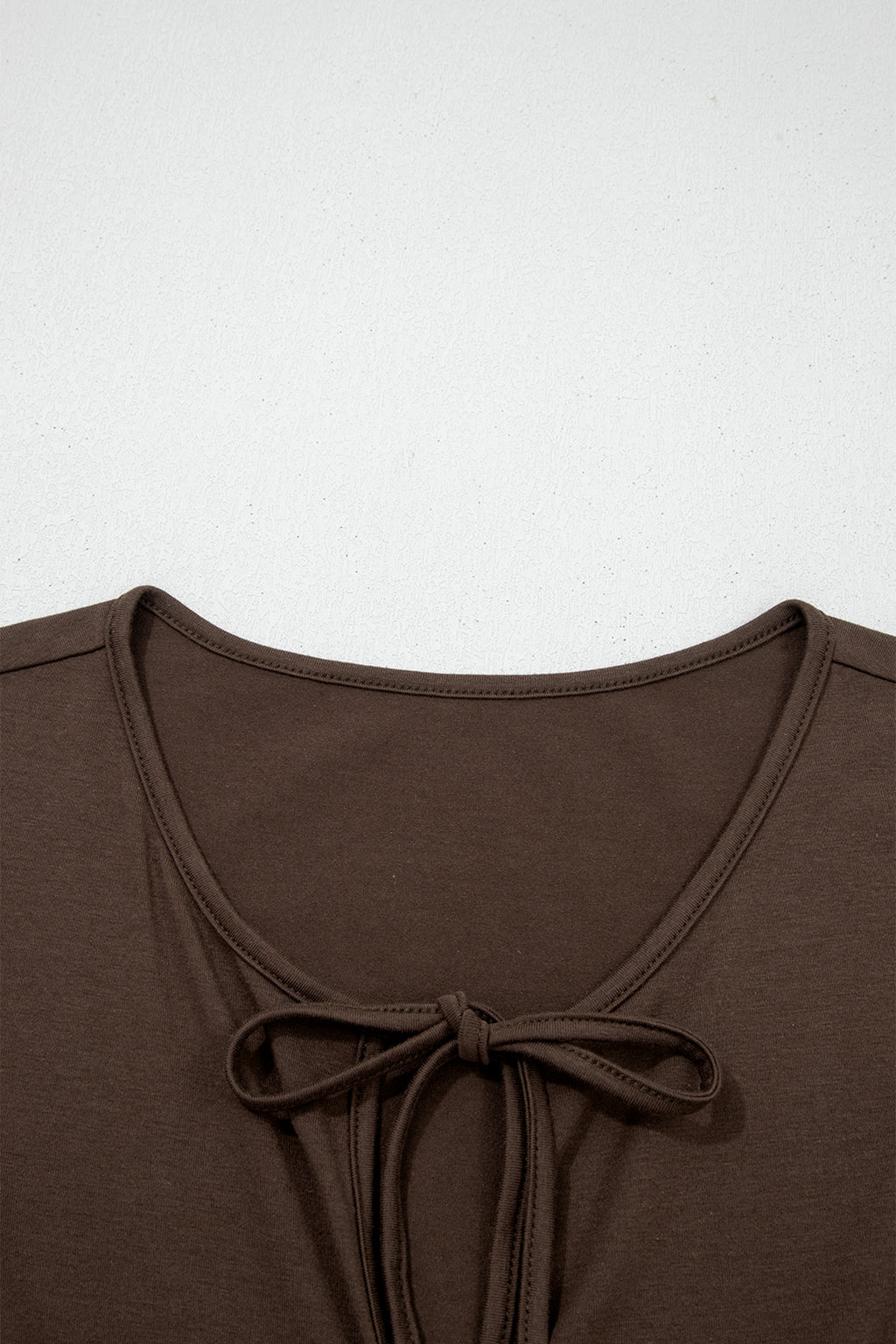 Plus Size Solid Color Bow Tie Peplum Tank Top