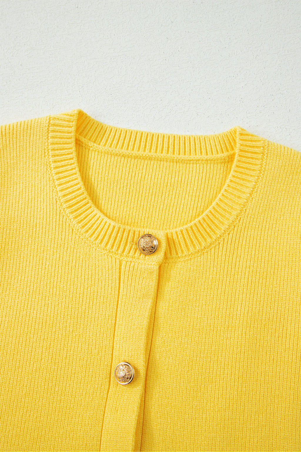 Solid Color Sleeveless Knit Button Pocketed Sweater
