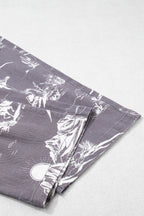 Grey Wild West Riding Vintage Printed Shift Jeans