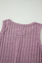 Slim Ribbed Mineral Wash Tank Top