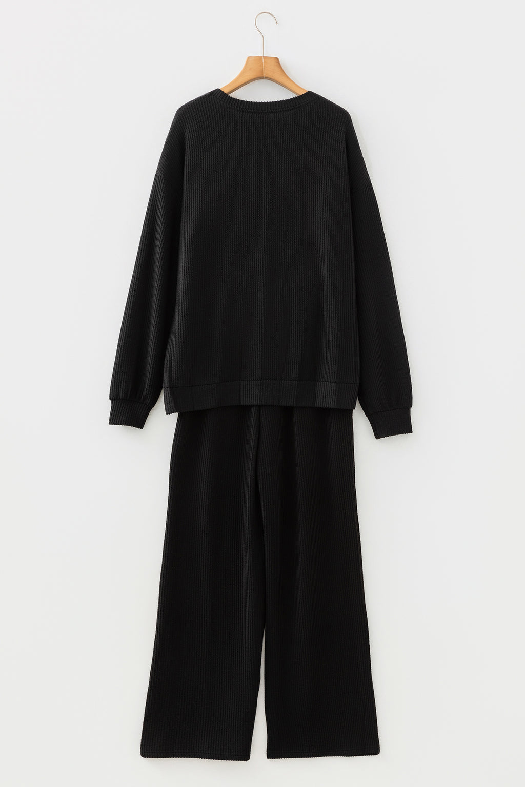 JOLLY Corded Long Sleeve Top and Pockets Pants Set