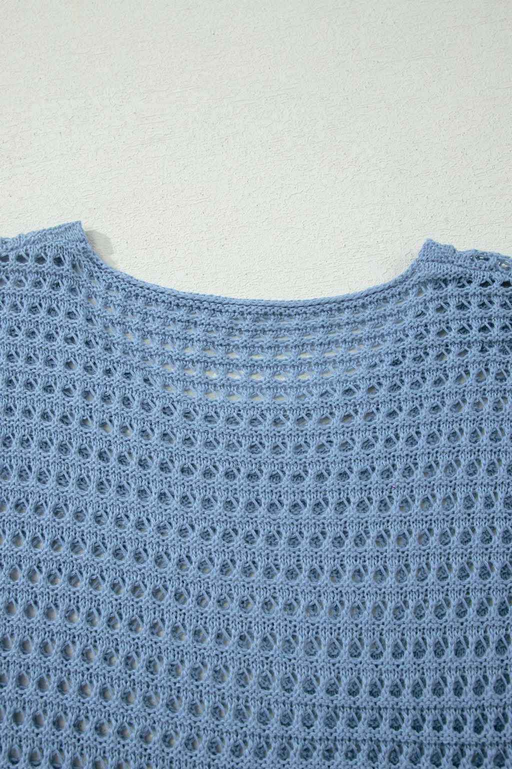 Myosotis Solid Long Sleeve Cut-Out Pullover Sweater