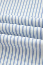 Striped Casual Barrel Jeans