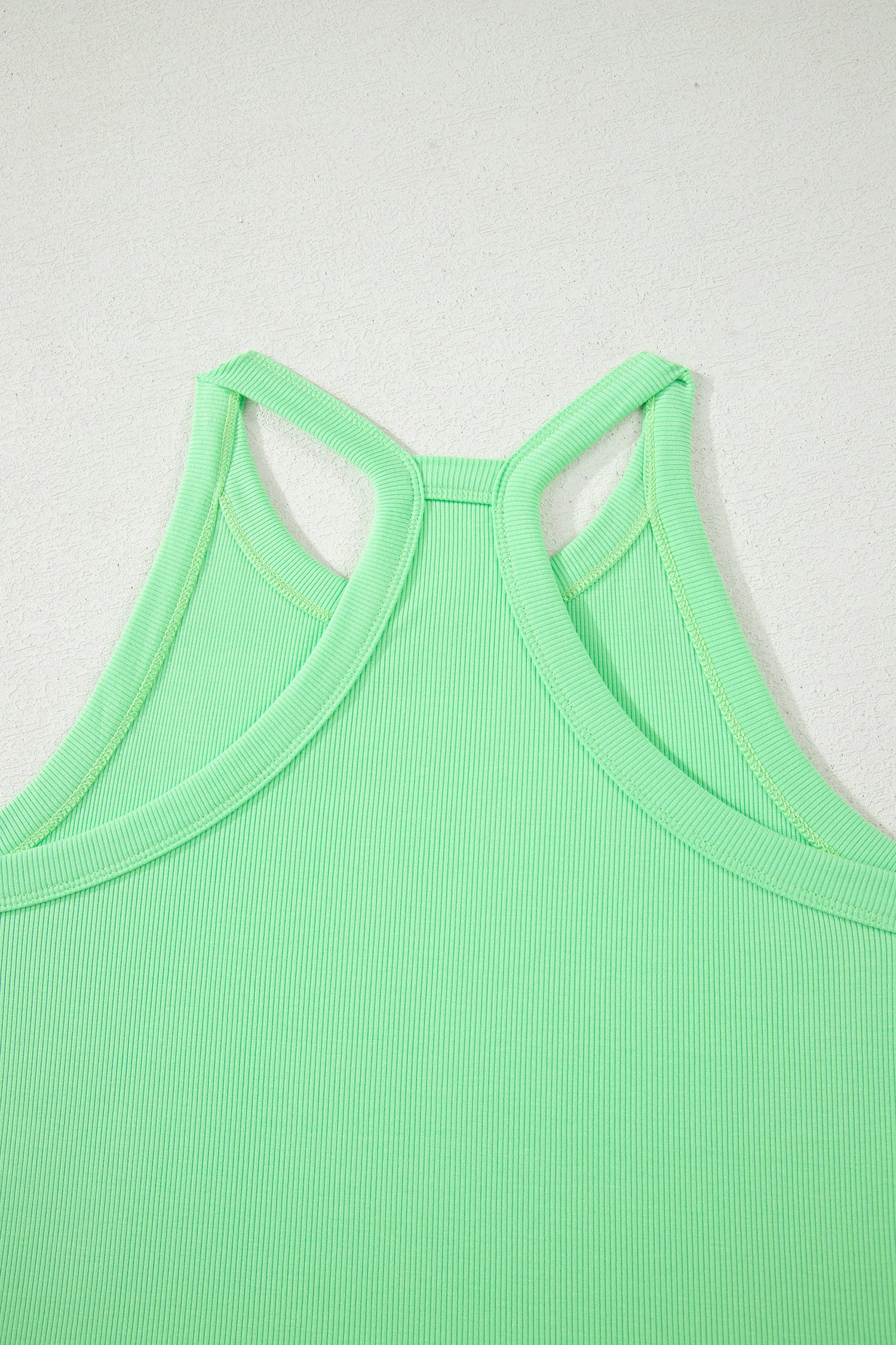 Slim Tank Top Elastic Waist Mini Skort 2pcs Outfit