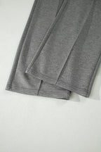 Half Zip Polo Tee Casual Pant Set