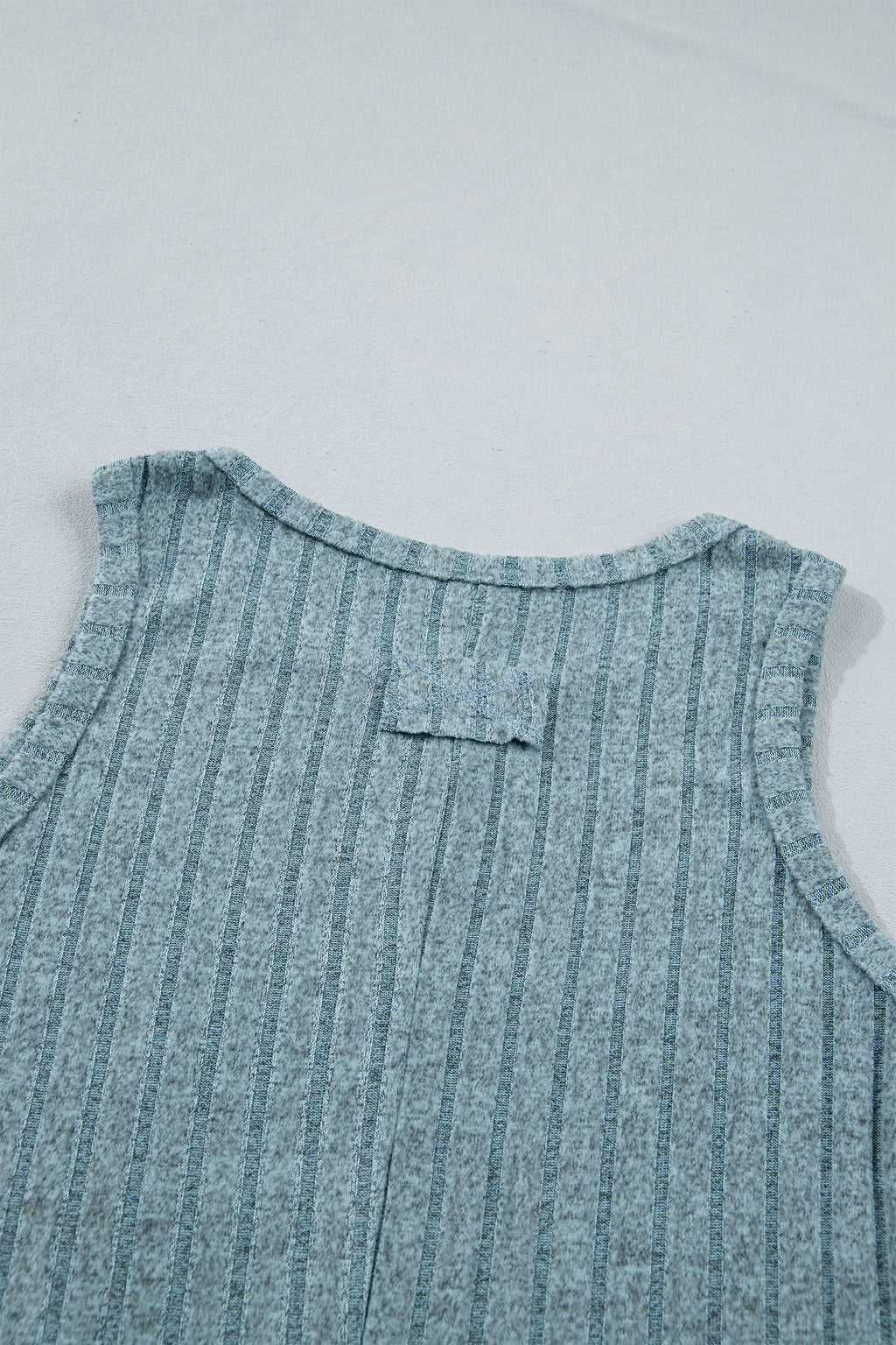 Slim Ribbed Mineral Wash Tank Top