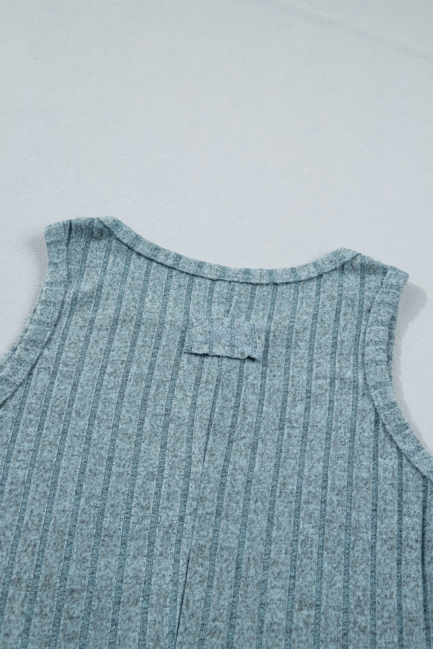 Slim Ribbed Mineral Wash Tank Top