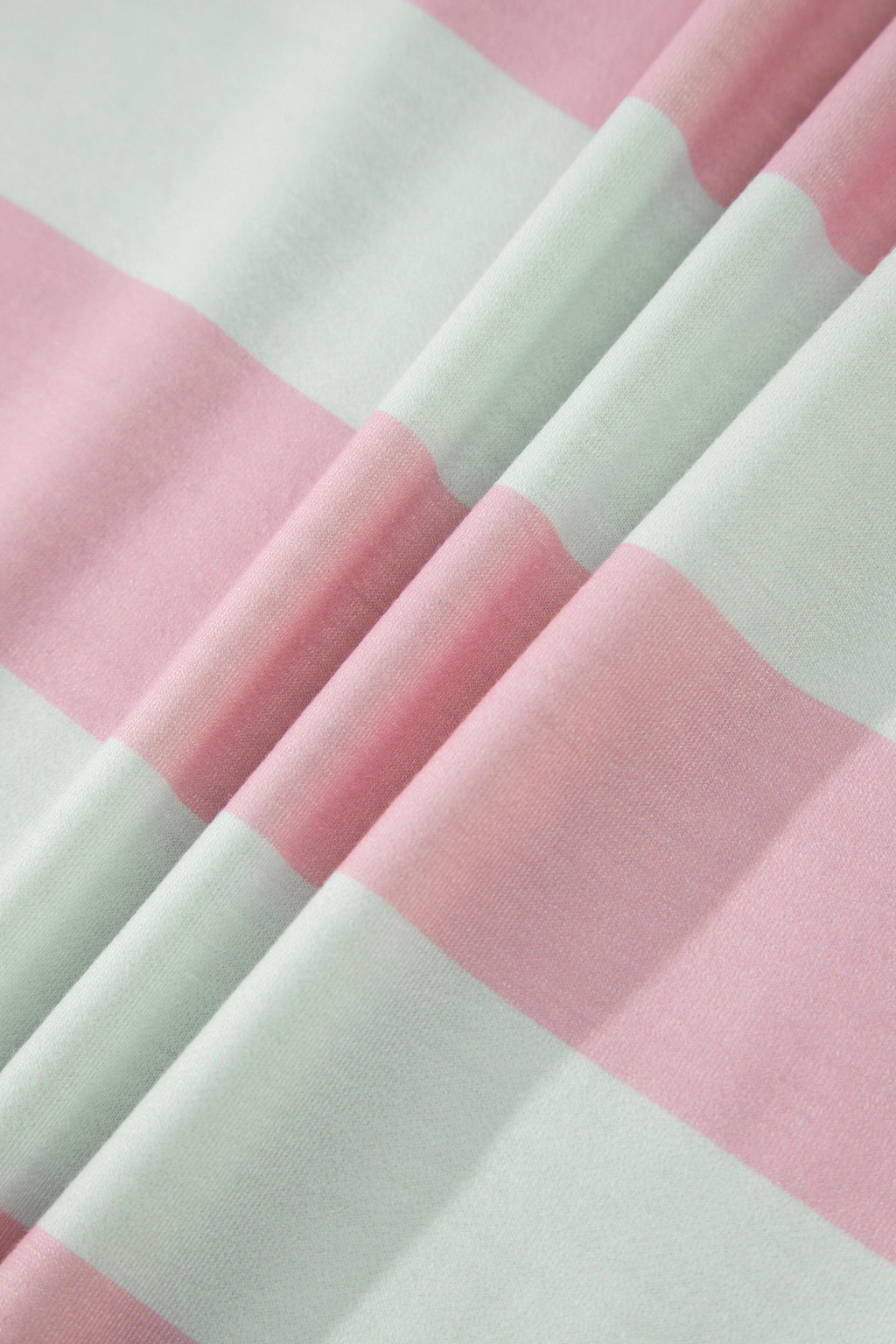 Striped Exposed Seam Ribbed Patchwork Oversized Tee