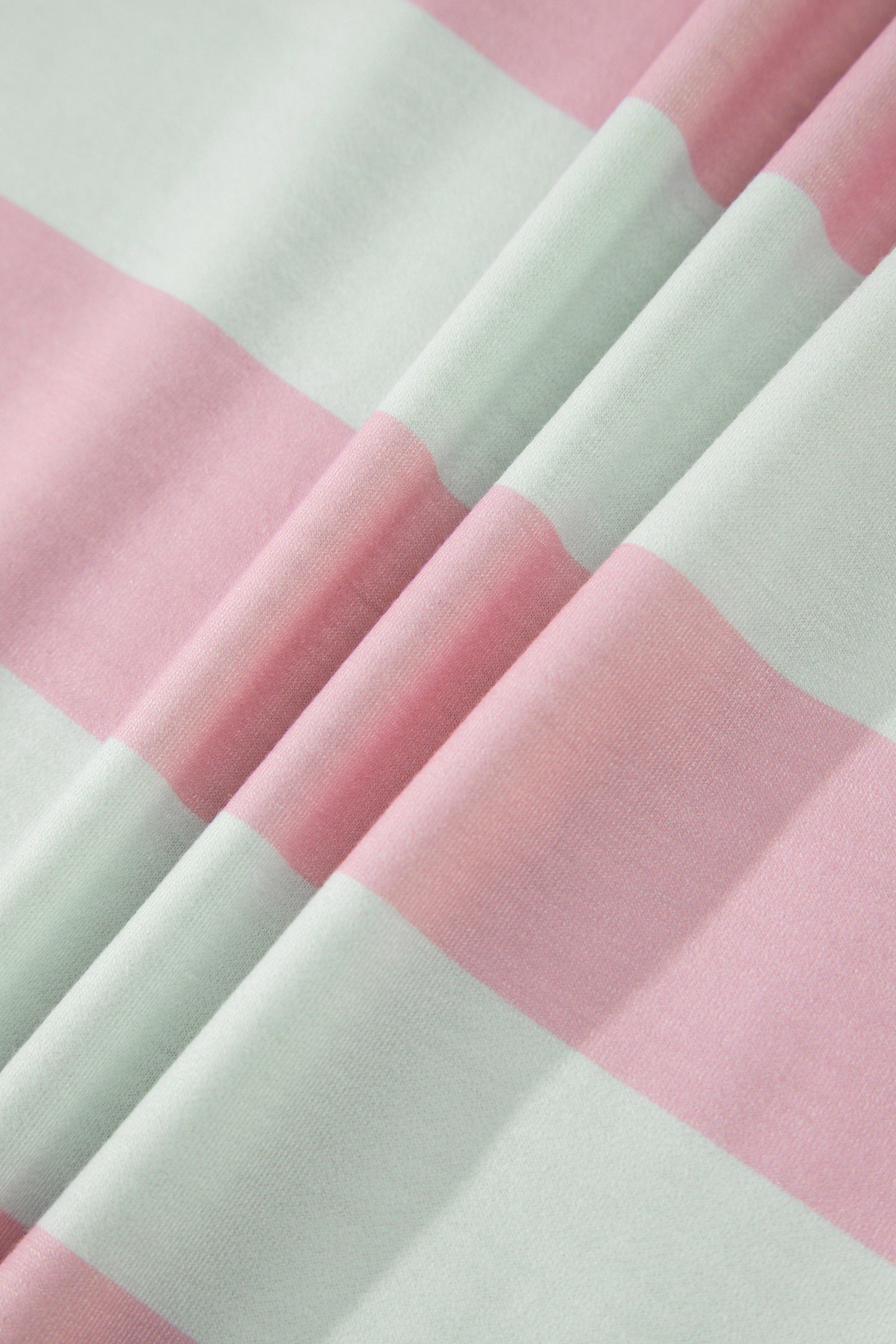 Striped Exposed Seam Ribbed Patchwork Oversized Tee