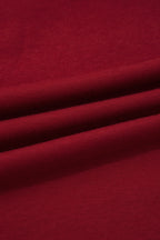 Racing Red Drop Shoulder Boxy Tee and Barrel Pants Set