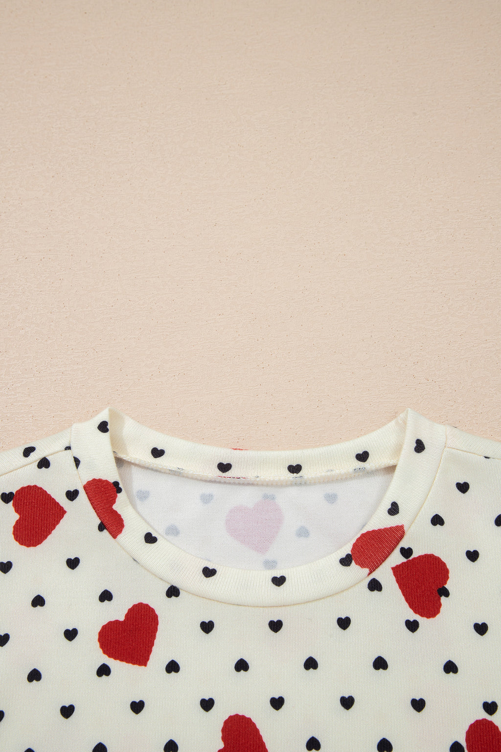 Dotted Heart Festive Valentine Blouse
