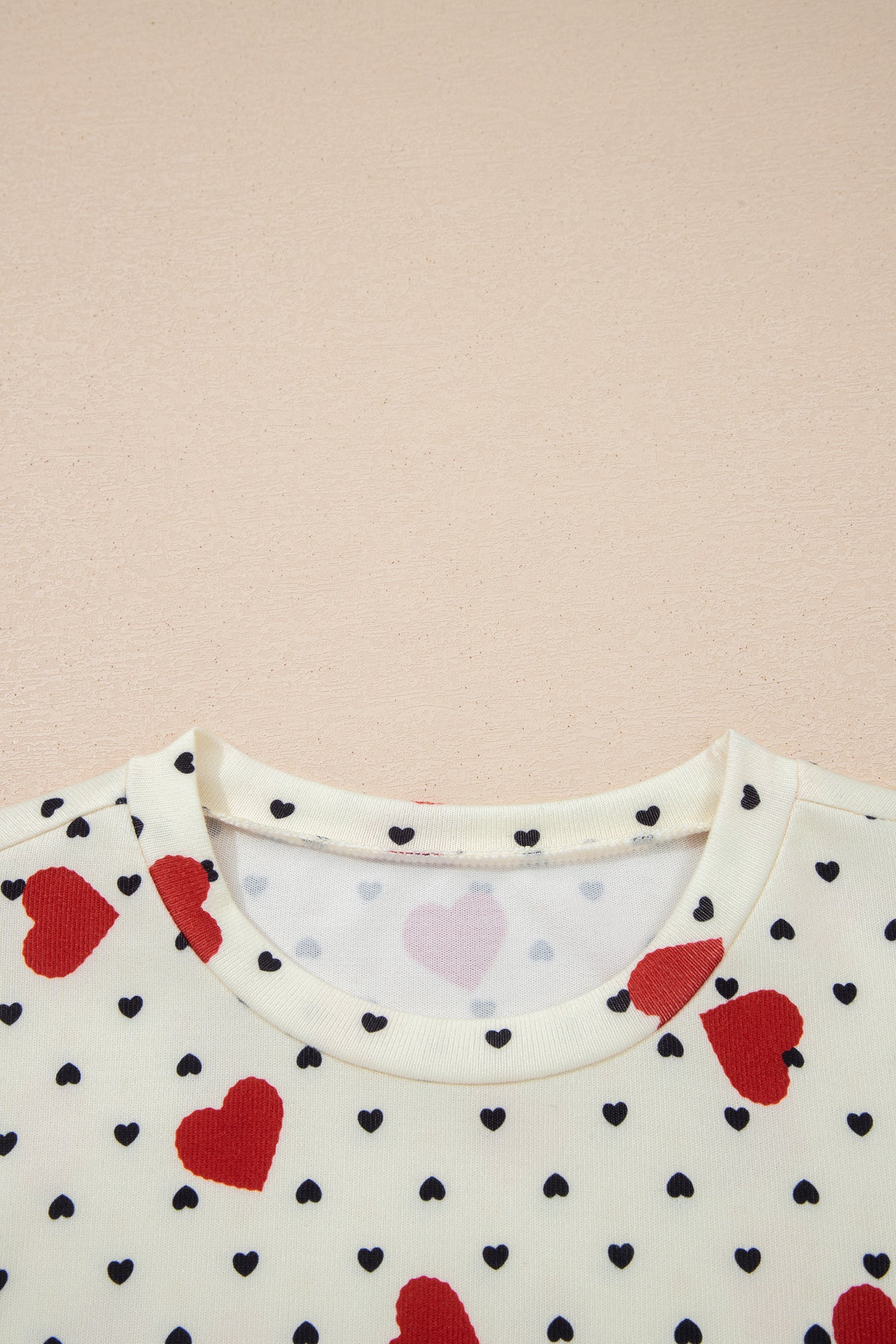 Dotted Heart Festive Valentine Blouse