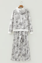 Light Grey Light Woodland Camo Classic Hoodie and Sweatpants Set
