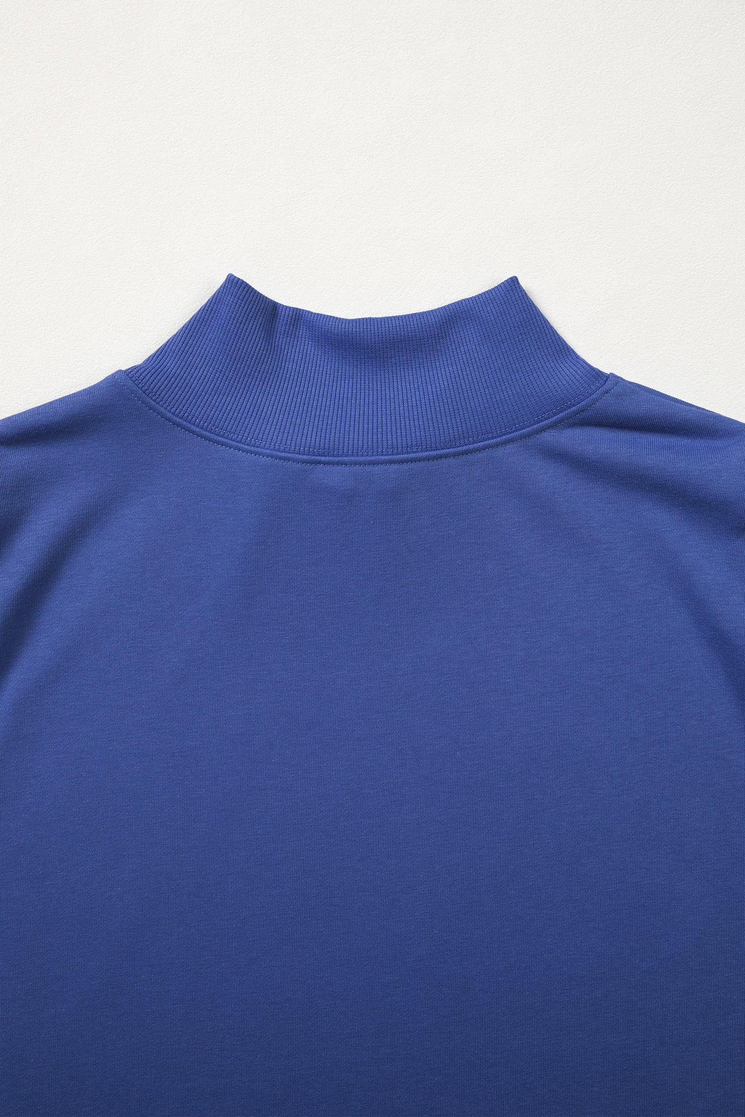 Solid Color High Neck Cap Sleeve Loose Top
