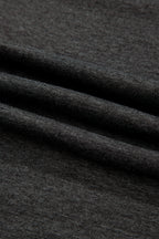 Carbon Grey YEE HAW Boots STATE OF MIND Fringed Sleeve Tee