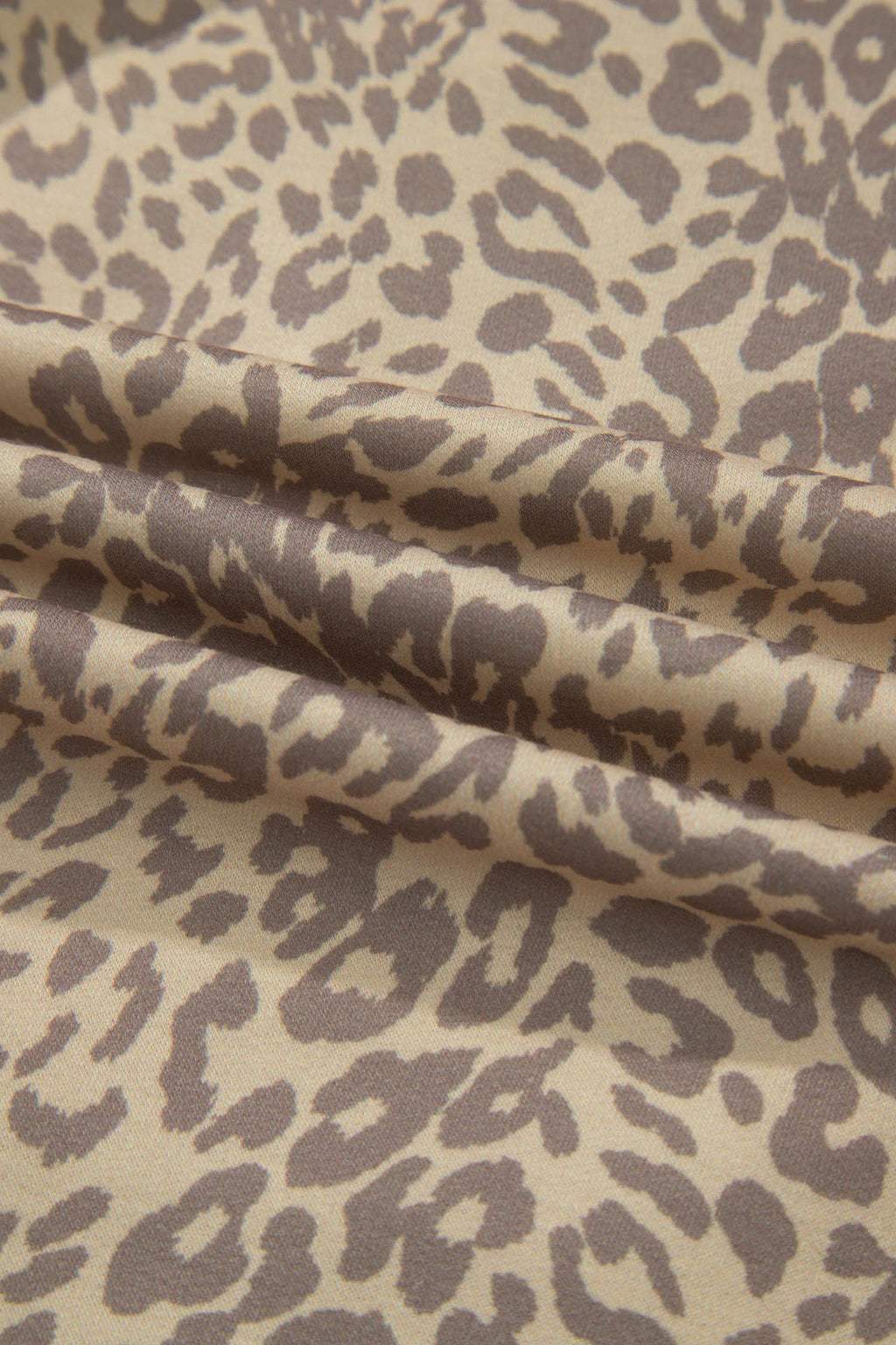 Leopard Retro Studded Star Patch Loose Tee