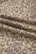 Leopard Retro Studded Star Patch Loose Tee
