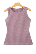 Slim Ribbed Mineral Wash Tank Top