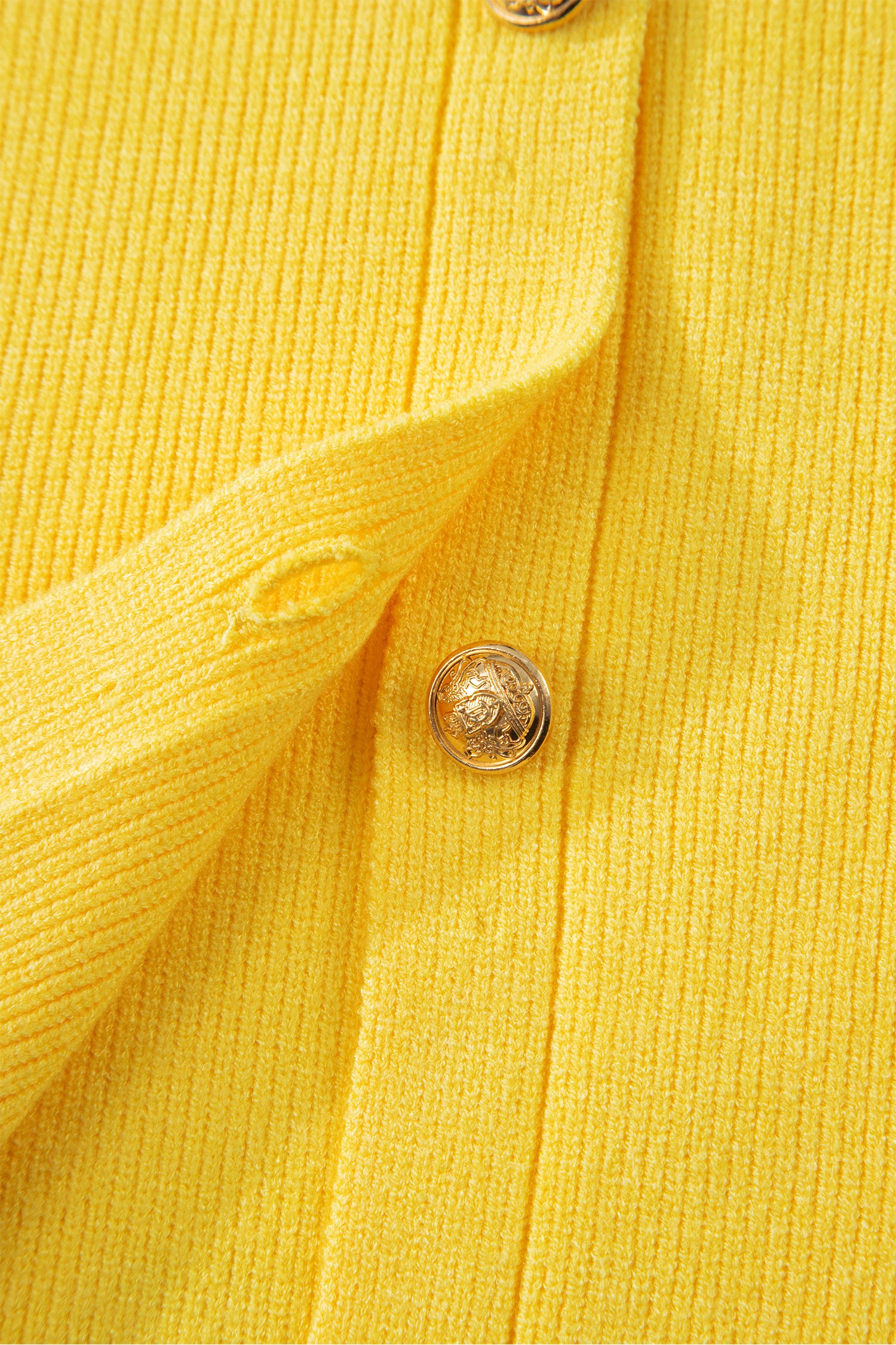 Solid Color Sleeveless Knit Button Pocketed Sweater