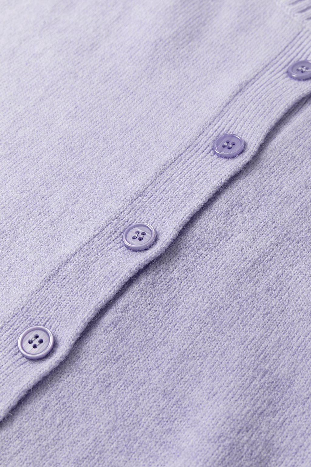 3/4 Sleeve Boxy Knit Button Down Sweater Cardigan