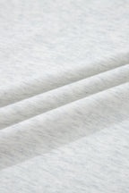 Raw Seam Color Block Detail Buttoned Henley Tee