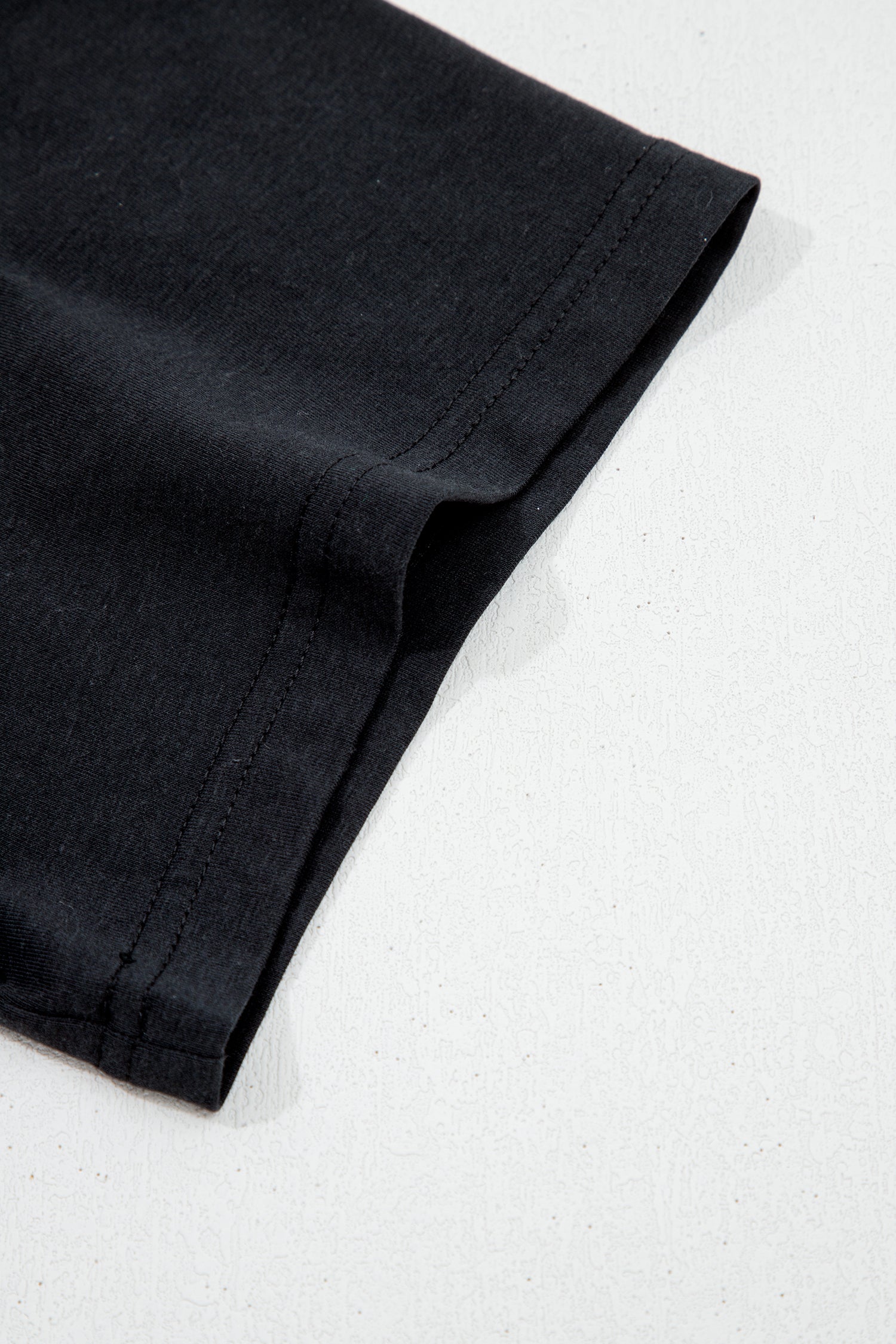 Black Asymmetric Shoulder Detail Short Sleeve Plus Size Maxi Dress