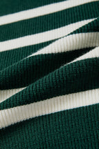Ribbed Half Zip Collared Sweater Vest