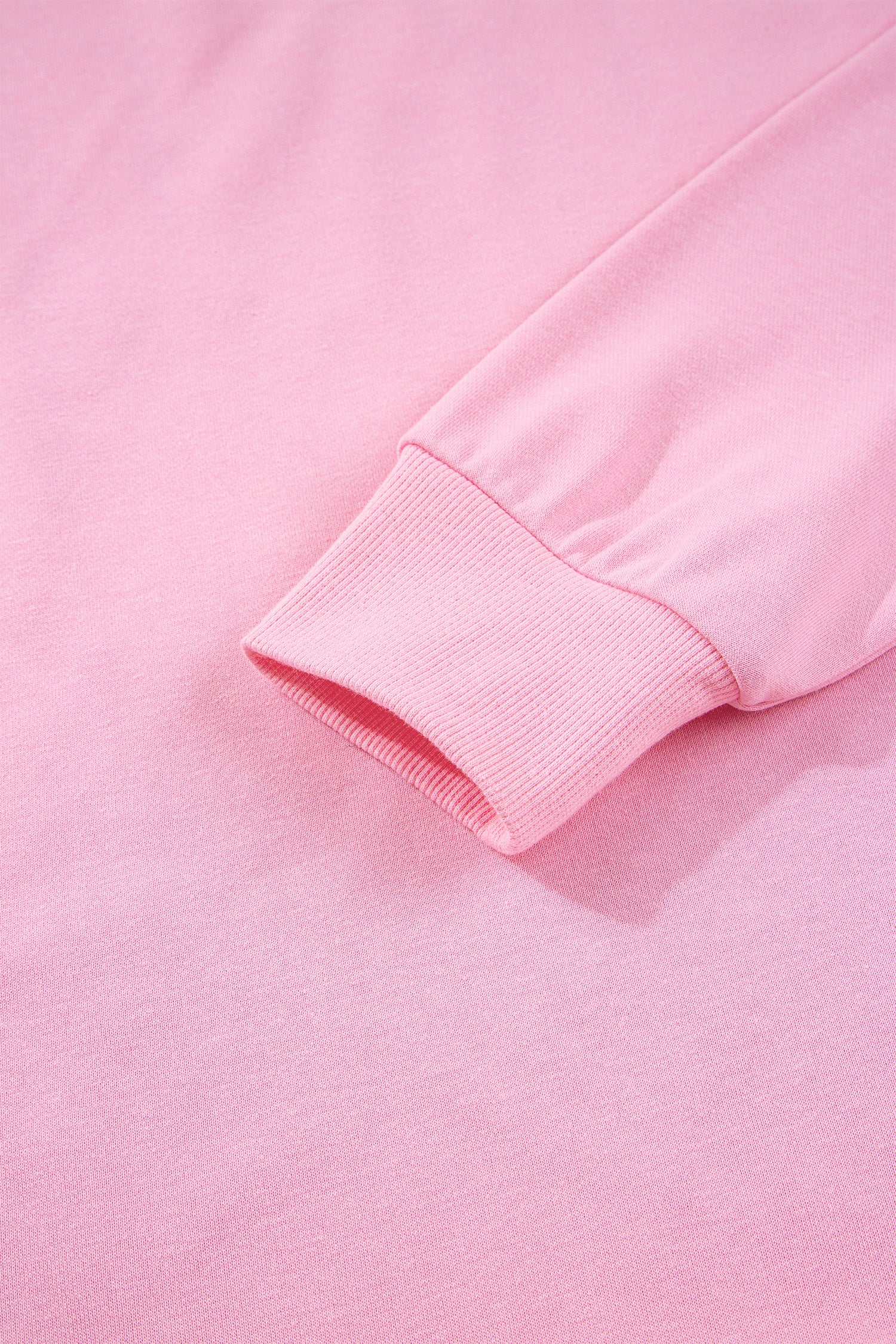 Bow Sequin XOXO Letter Graphic Exposed Seam Baggy Sweatshirt