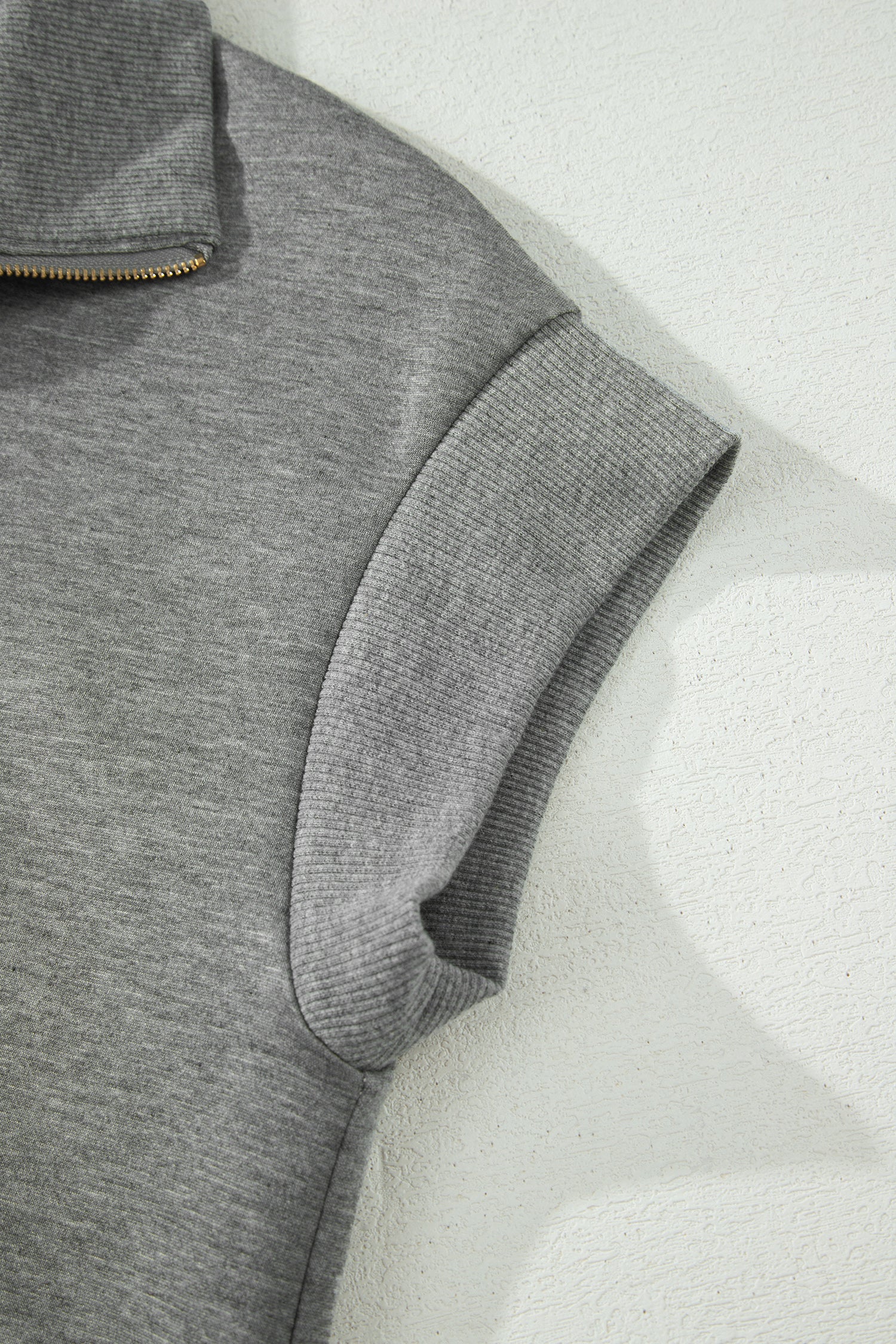 Half Zip Polo Tee Casual Pant Set