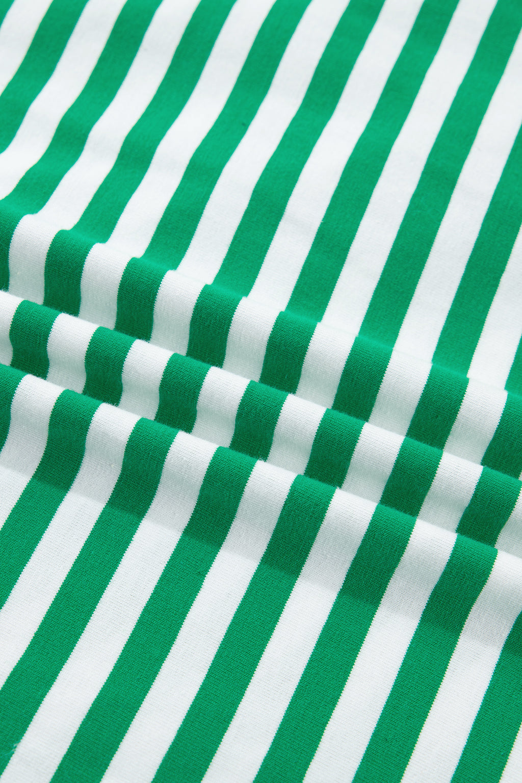 Striped Nautical Tie Contrast Trim Round Neck T Shirt Mini Dress