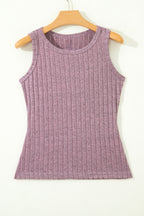 Slim Ribbed Mineral Wash Tank Top