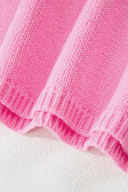 Festive Bow Backless Bubble Sleeve Sweater