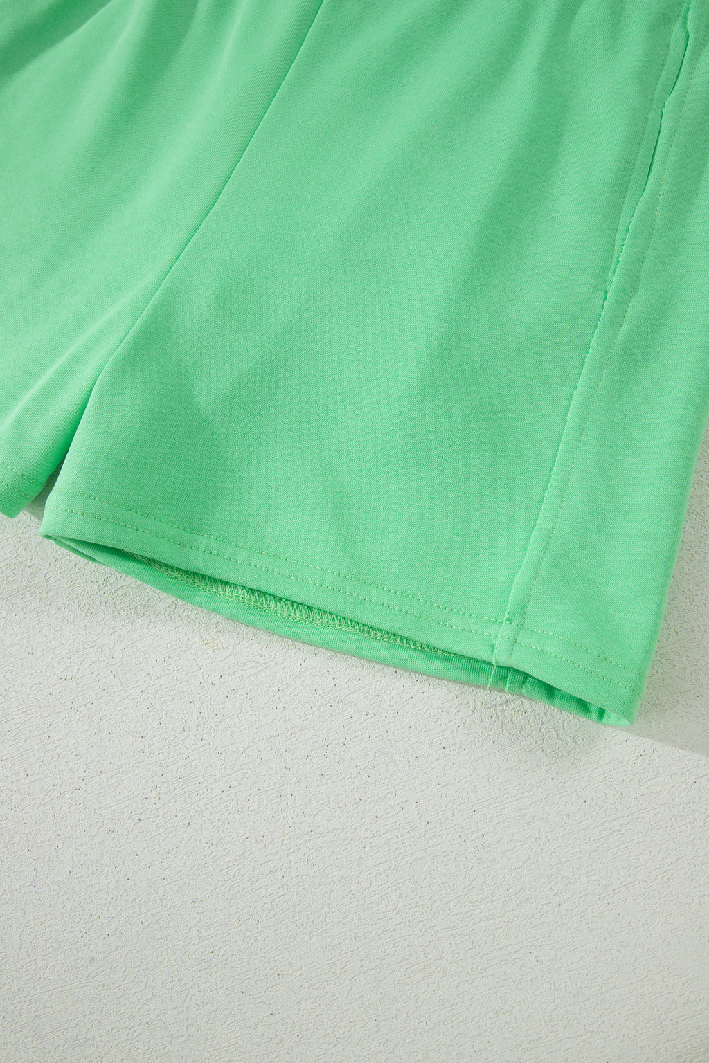 Slim Tank Top Elastic High Waist Shorts 2pcs Outfit