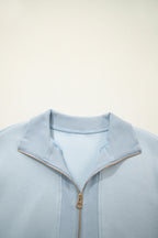 Half Zip Polo Tee Casual Pant Set
