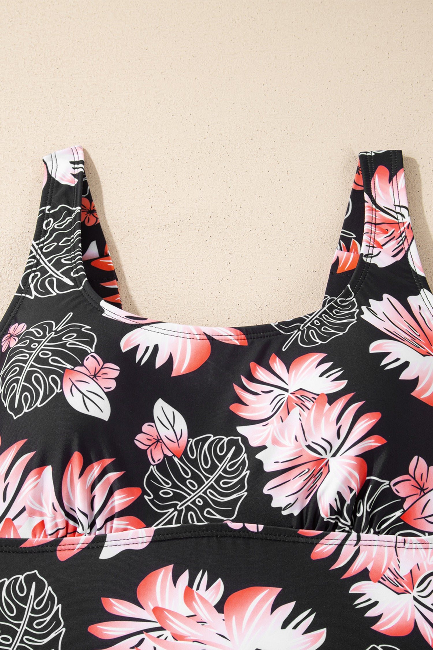 Scoop Neck Adjustable Tankini and Matching Skort Bathing Suit