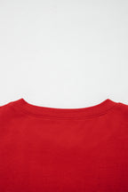 Varsity Striped Short Sleeve Crew Neck T Shirt