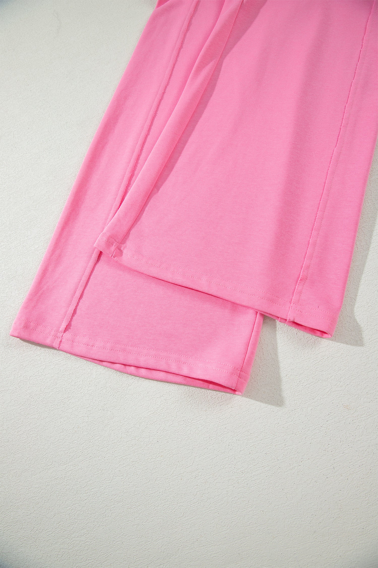 Solid Cover Oversize Tee Pocketed Casual Pants 2pcs Outfit