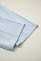 Half Zip Polo Tee Casual Pant Set