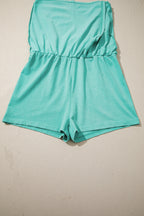 Mineral Wash V Neck Tee Matching Skort Set