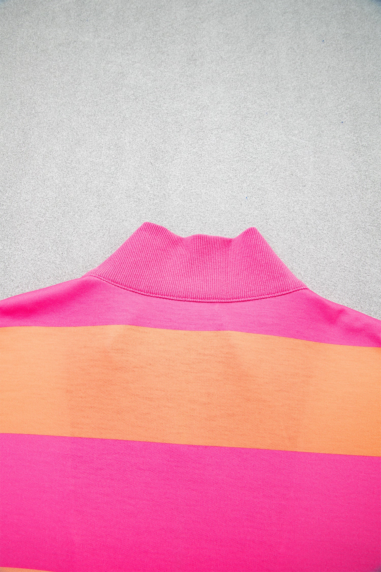 Seam Detail Half Zip Tee Casual Shorts 2pcs Set